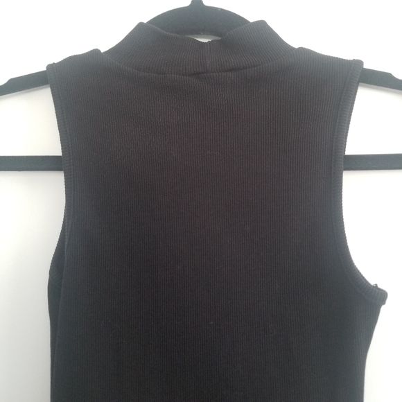 New Look black sleeveless turtleneck bodysuit - Picture 5 of 7
